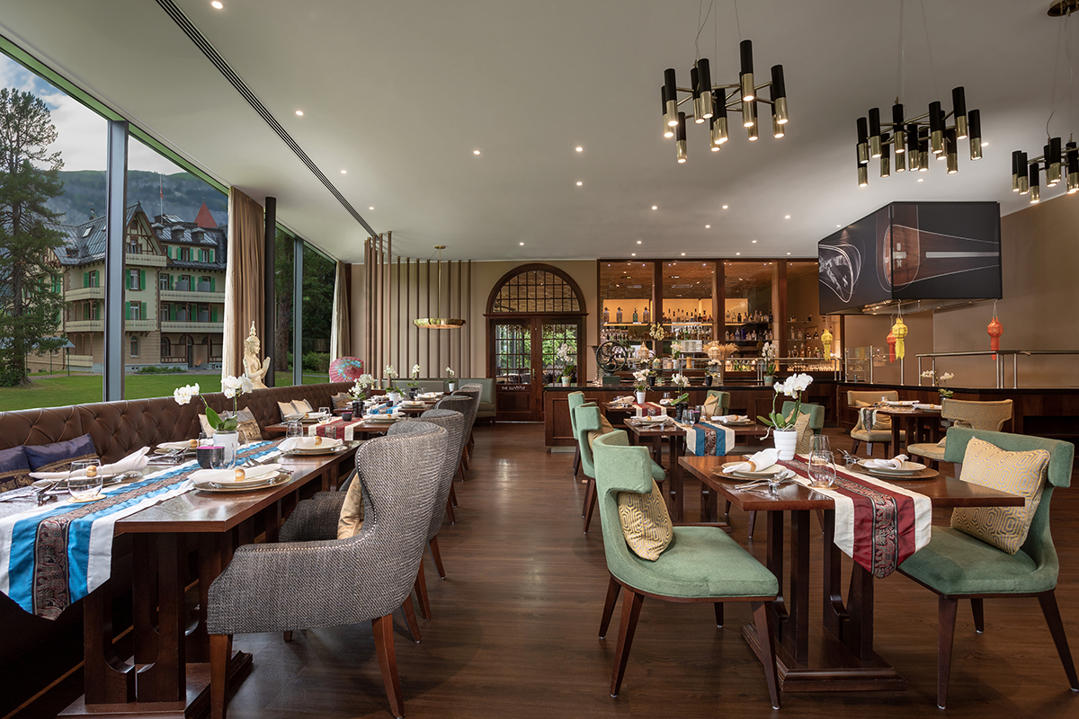 Resort Restaurant Siam ©Waldhaus Flims Wellness