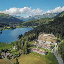 Hotel Aussenansicht ©Alpengold Hotel Davos
